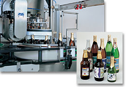 Labeled Beer Bottles